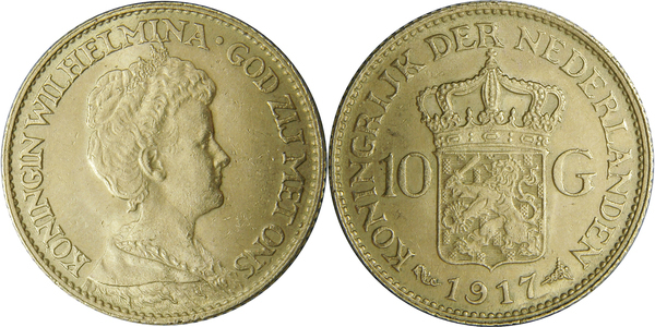 Avers et revers — 10-florins-or