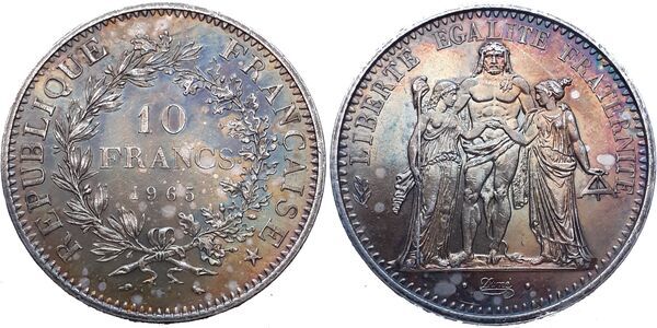 Avers et revers — 10-francs-hercule