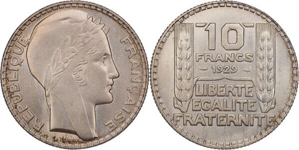 Avers et revers — 10-francs-turin