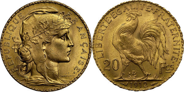 Avers et revers — 20-francs-marianne-coq