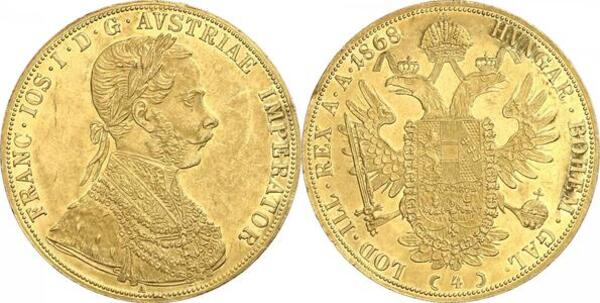 Avers et revers — 4-ducats-autriche