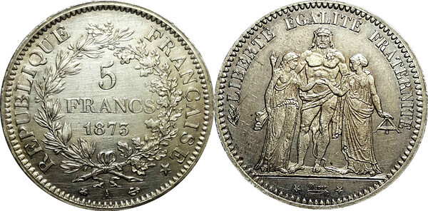 Avers et revers — 5-francs-hercule