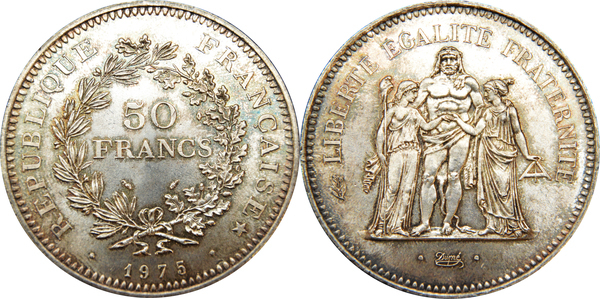Avers et revers — 50-francs-hercule