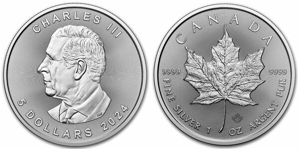 Avers et revers — maple-leaf-argent-1oz